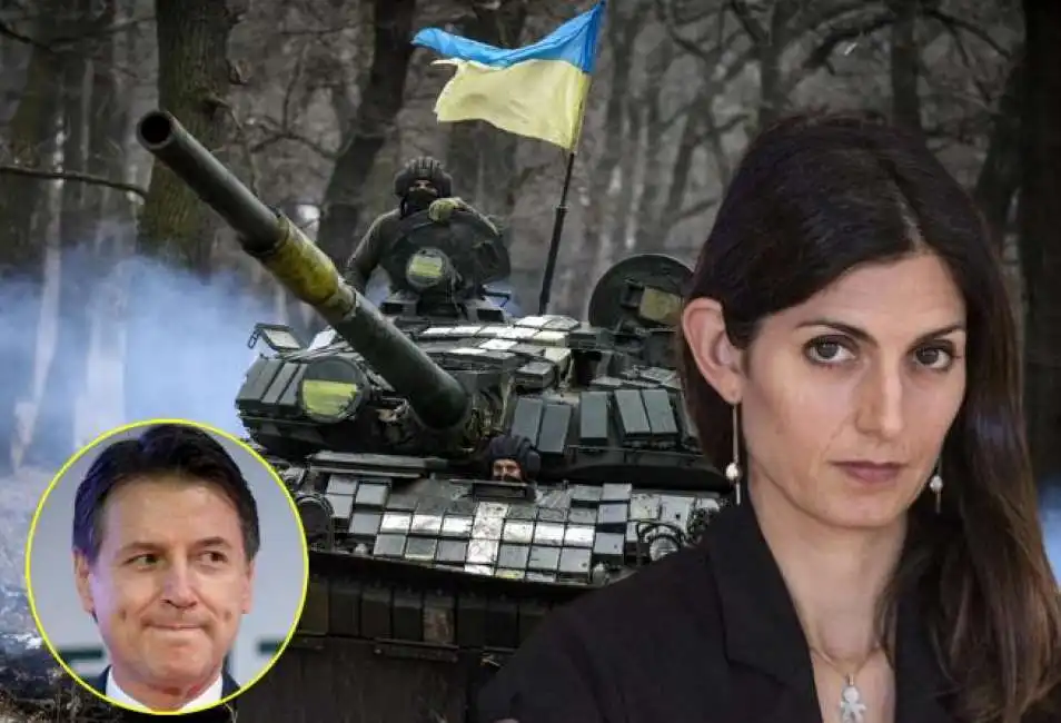 virginia raggi giuseppe conte armi ucraina