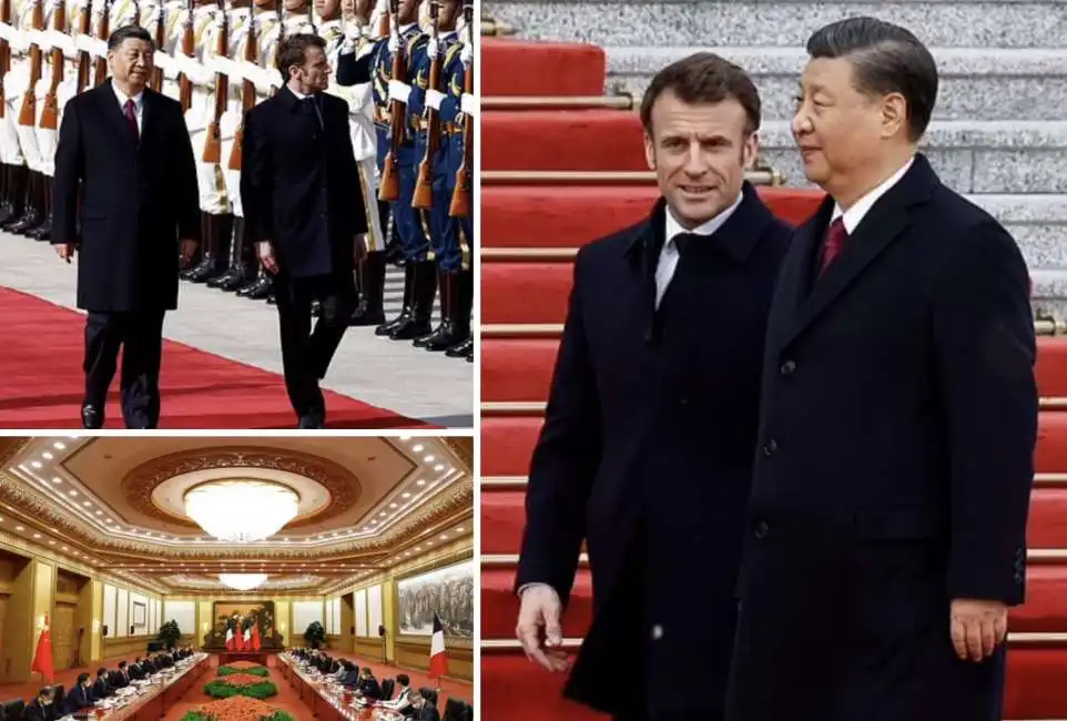 xi jinping emmanuel macron 