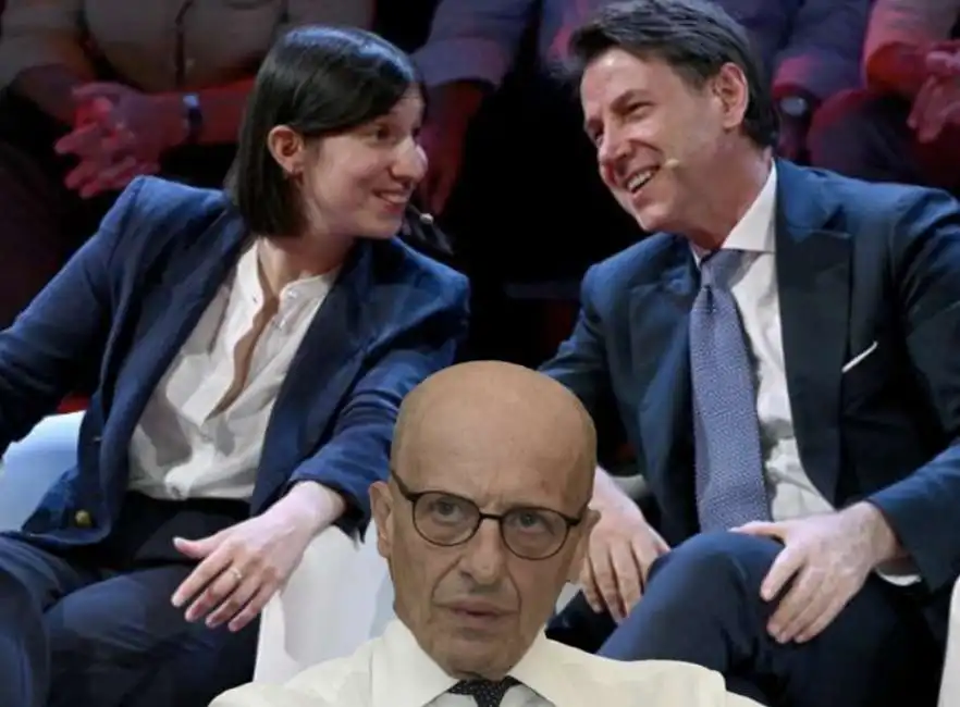 alessandro sallusti giuseppe conte elly schlein