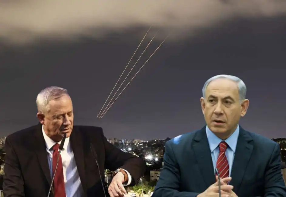 benny gantz benjamin netanyahu 