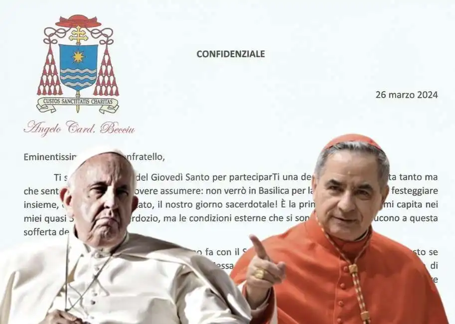 bergoglio papa francesco angelo becciu 