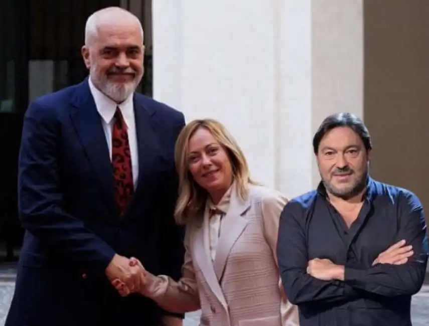 edi rama sigfrido ranucci giorgia meloni 