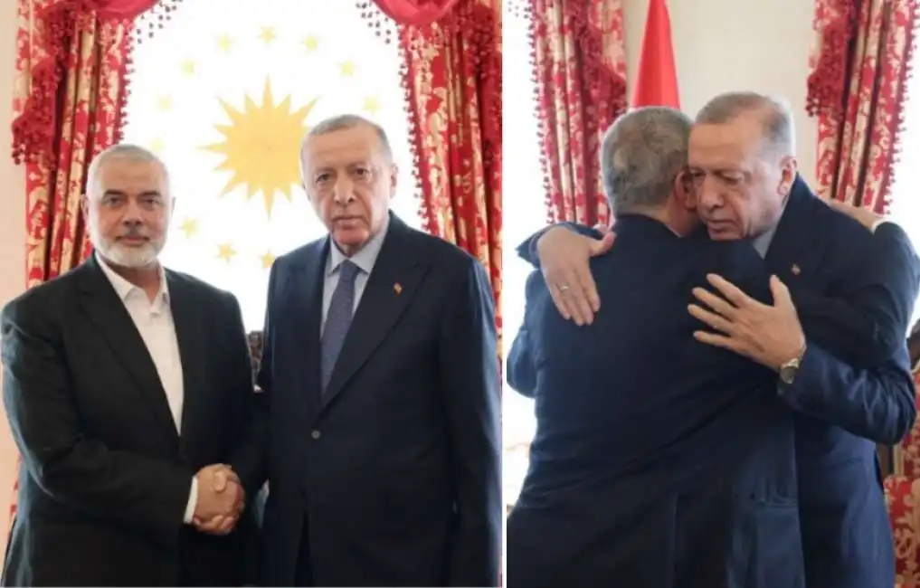 erdogan turchia hamas haniyeh