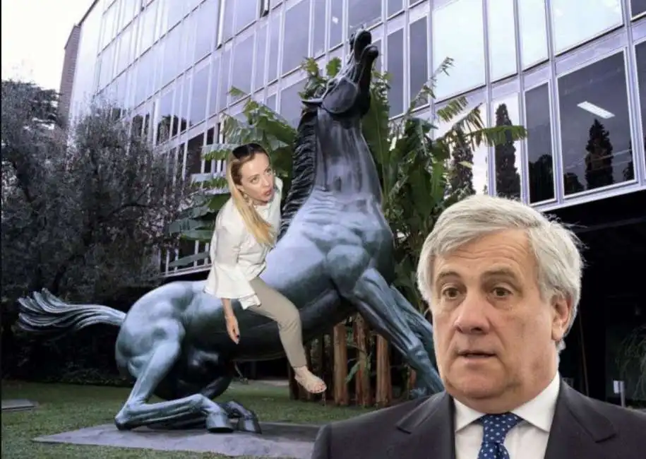 giorgia meloni antonio tajani rai 