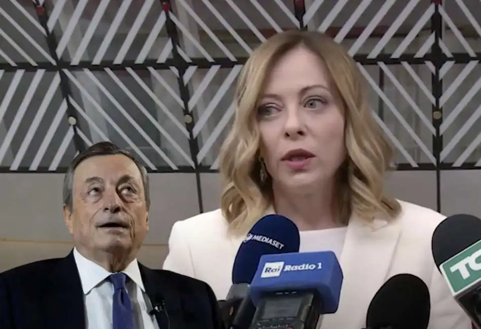 giorgia meloni mario draghi 