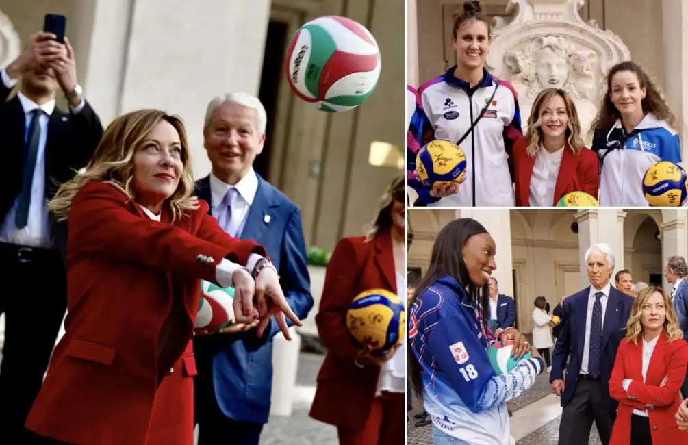 giorgia meloni paola egonu volley pallavolo 