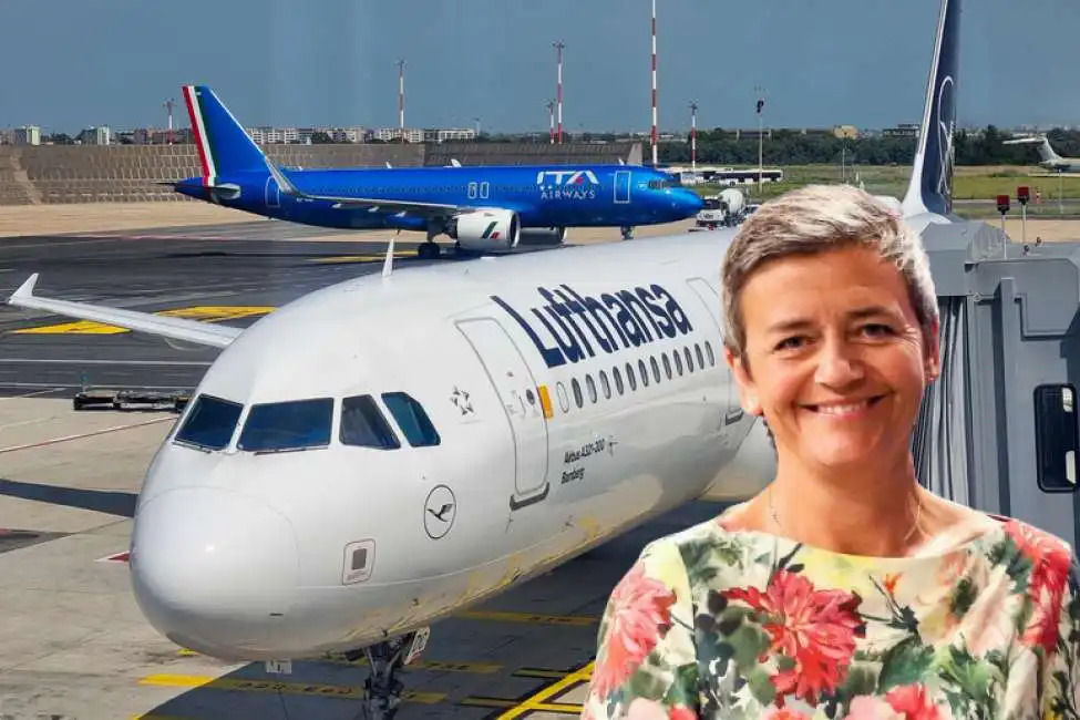 lufthansa ita airways margrethe vestager