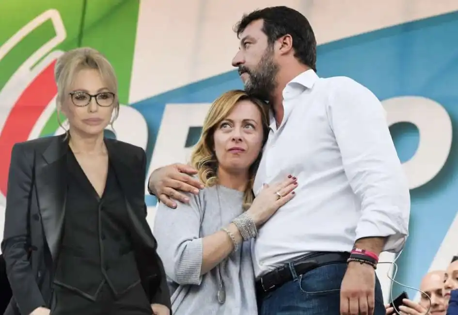 marina berlusconi matteo salvini giorgia meloni 