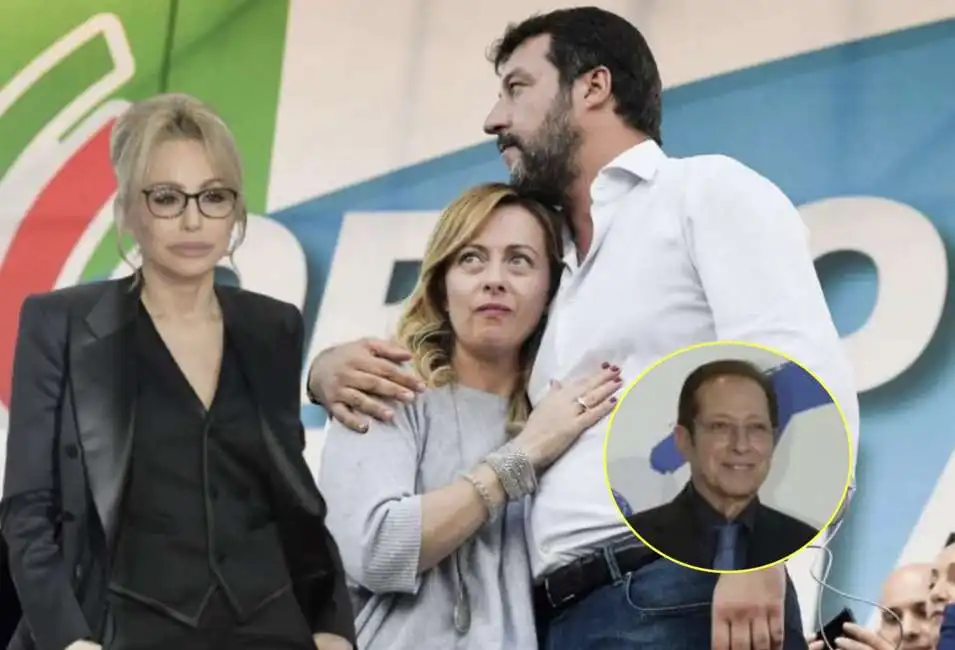 marina berlusconi matteo salvini giorgia meloni paolo berlusconi