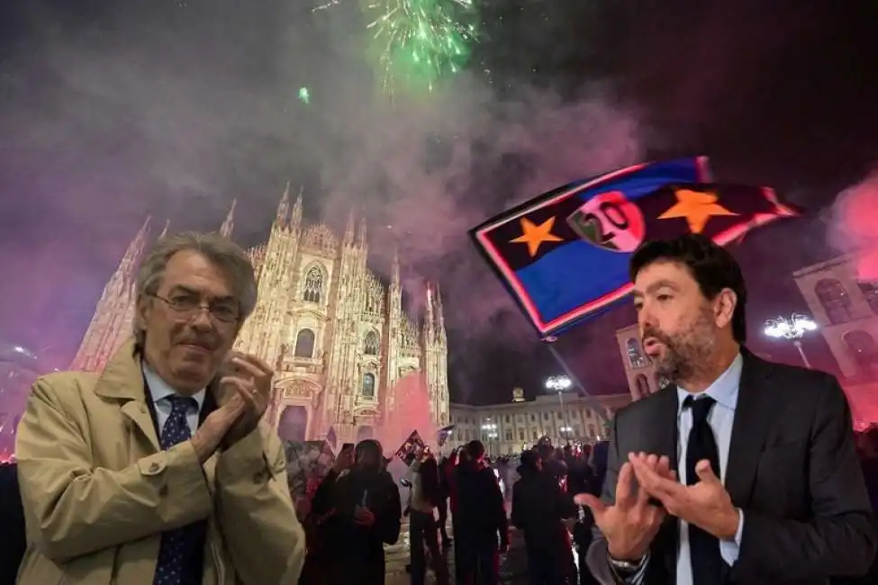 massimo moratti andrea agnelli scudetto inter 