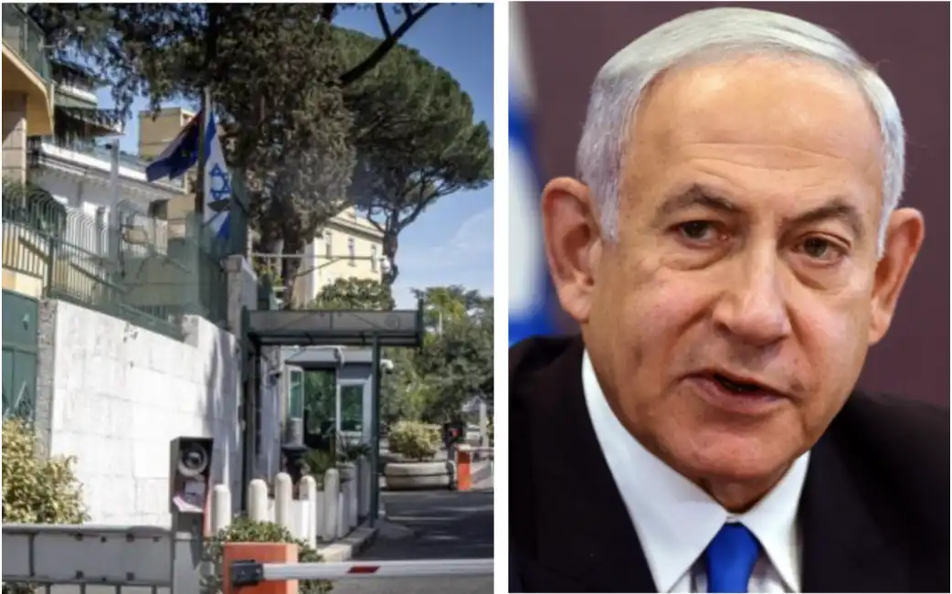 netanyahu ambasciata israele a roma