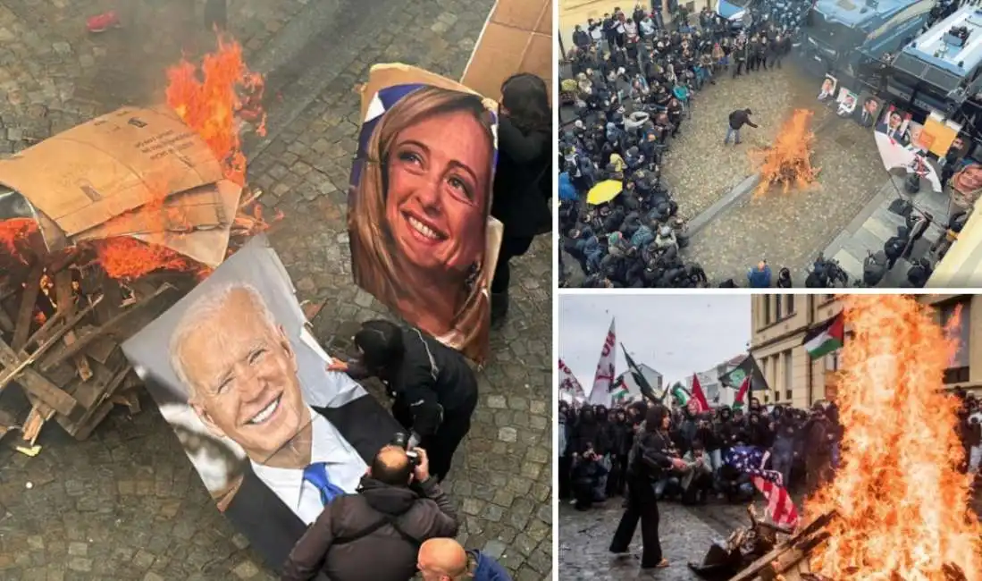 protesta manifestazione anti g7 venaria reale torino 