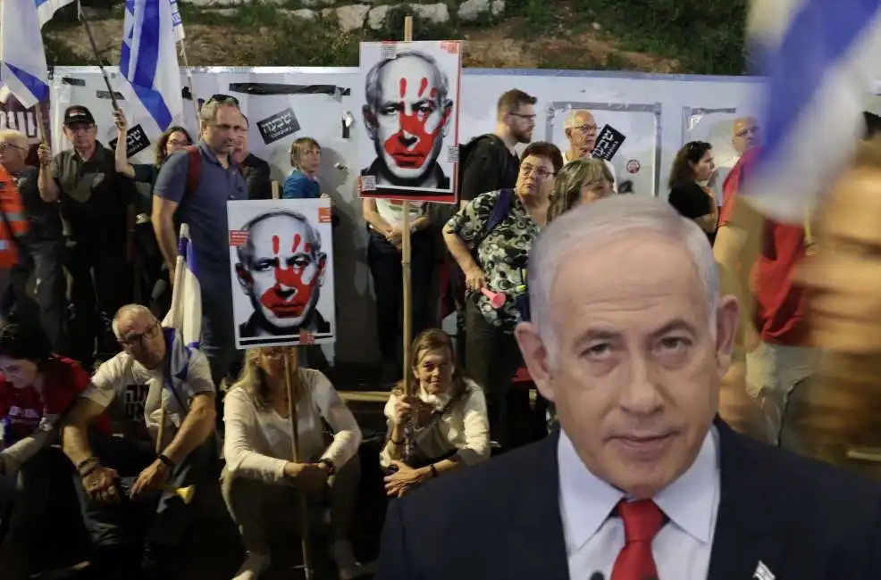 proteste contro netanyahu in israele - 1