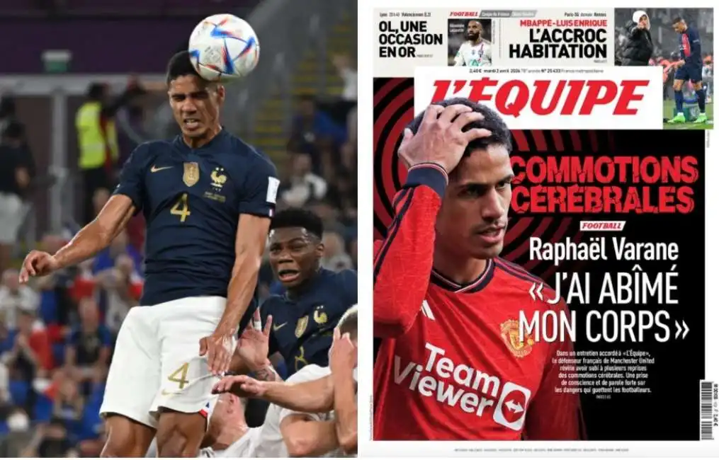 raphael varane l equipe colpi di testa