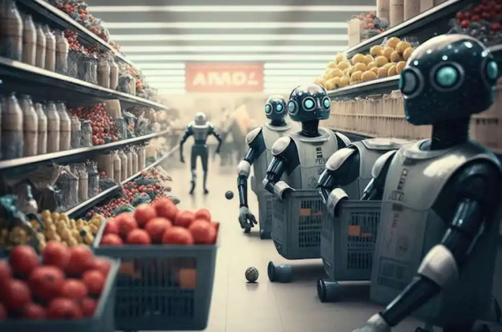 robot supermercato