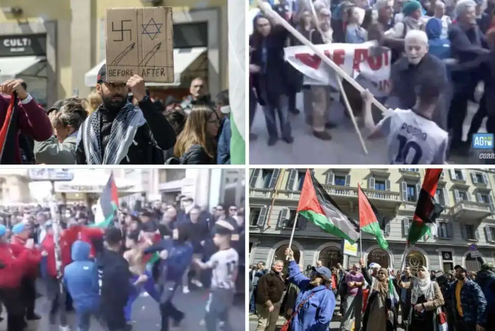 scontri 25 aprile milano 