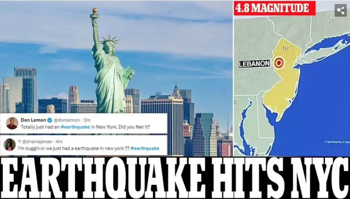 terremoto a new york