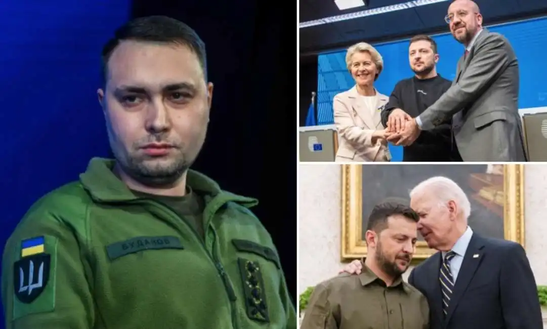 ucraina budanov zelensky biden ursula von der leyen charles michel