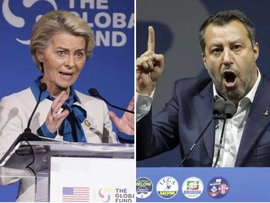 ursula von der leyen matteo salvini