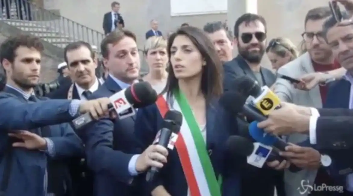 virginia raggi augusto rubei 