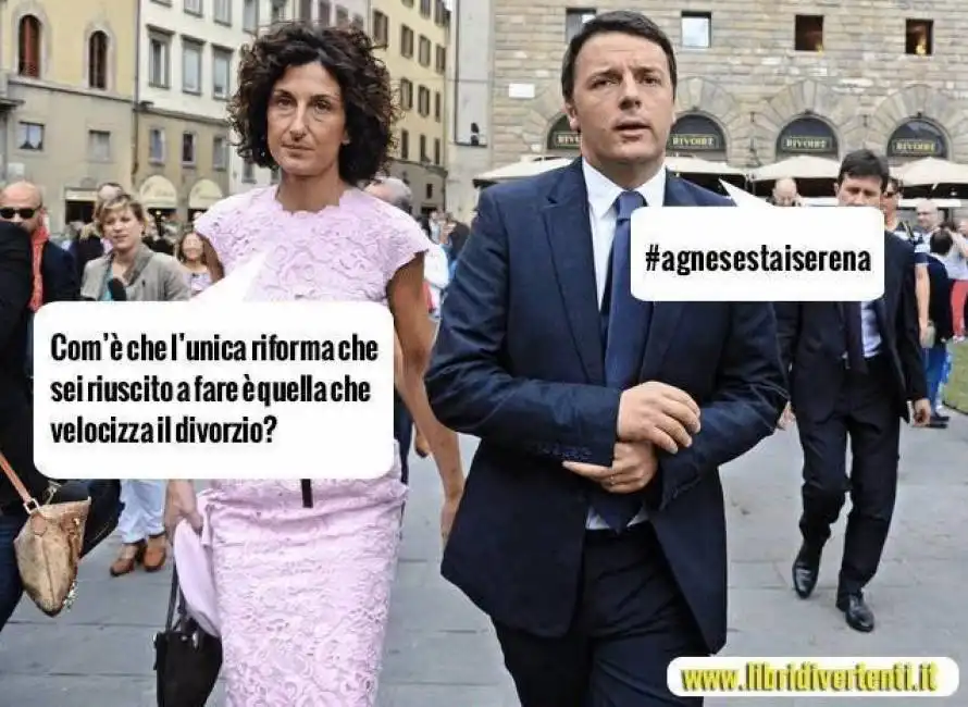 matteo renzi agnese landini