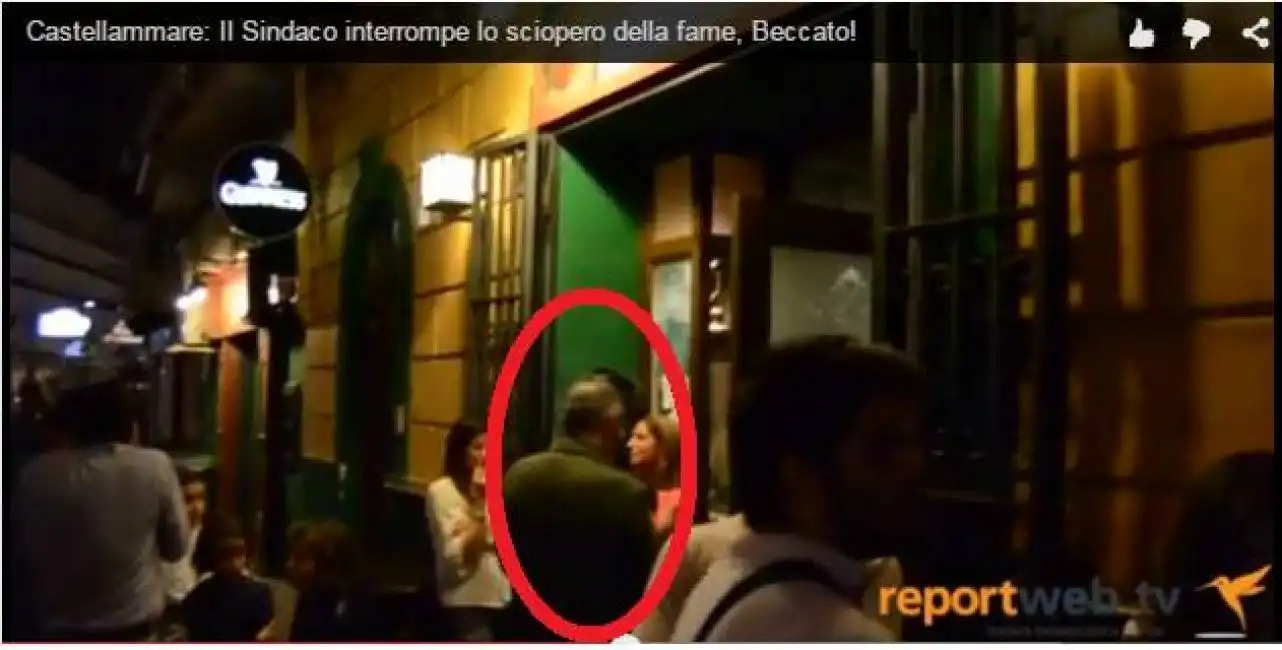 nicola cuomo sindaco di stabia sciopero della fame in un pub