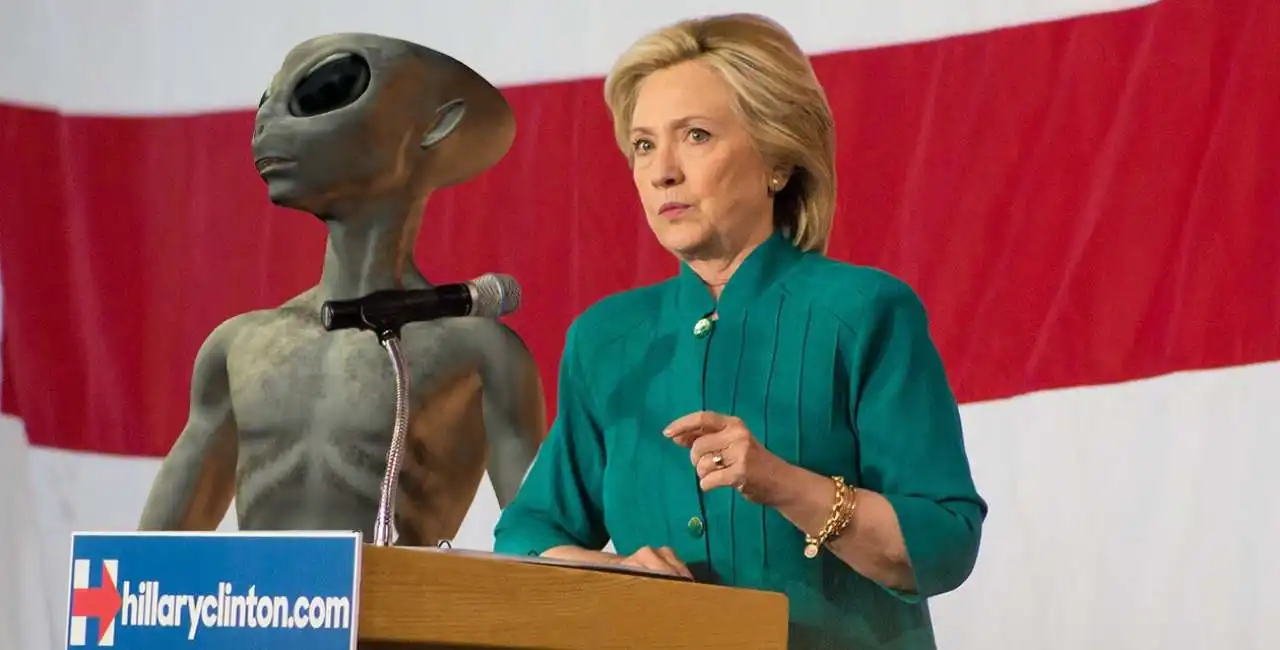 hillary clinton ufo alieni