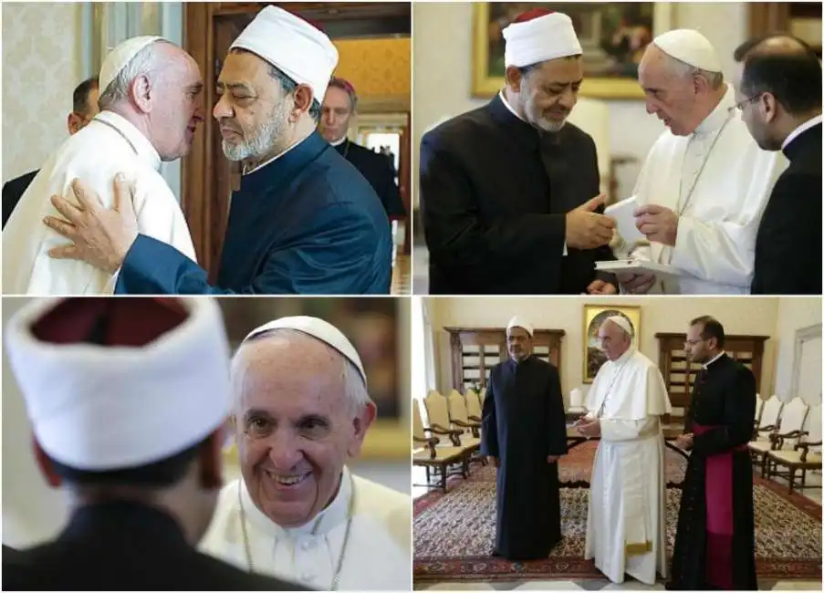 imam di al azhar e papa bergoglio 