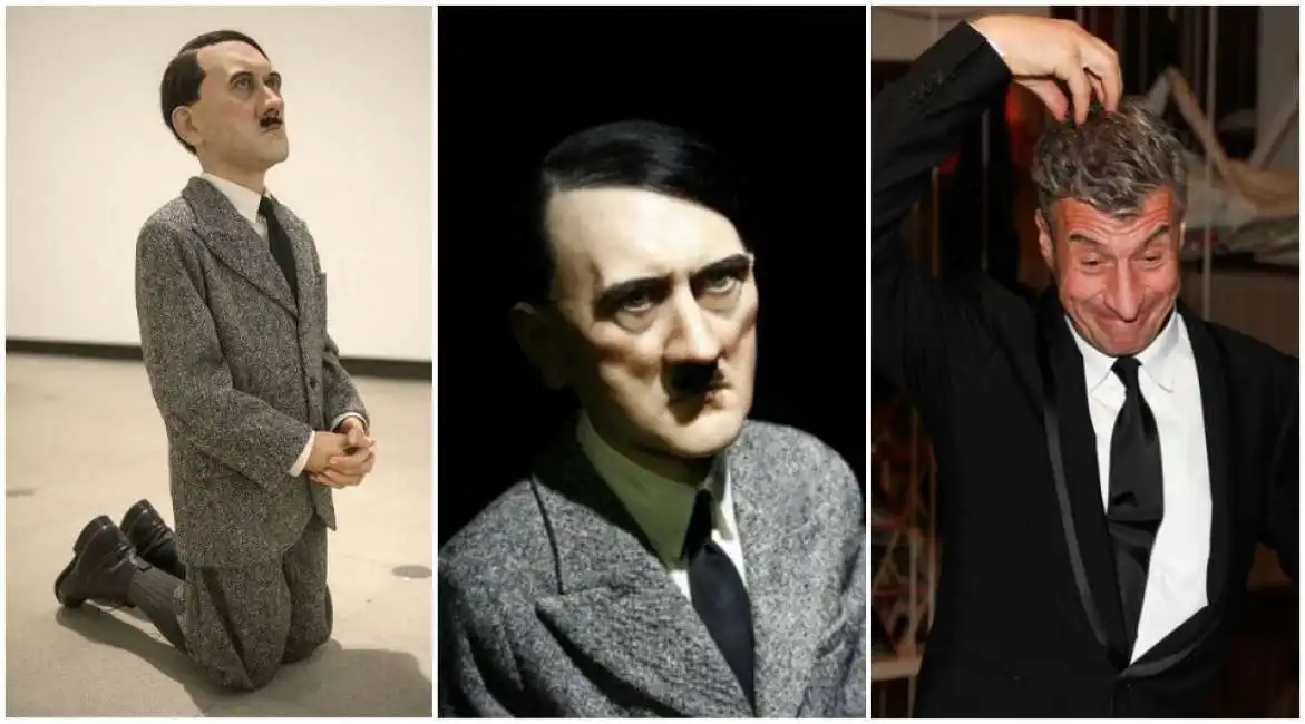 maurizio cattelan him hitler