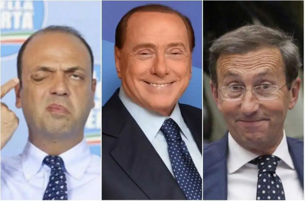 alfano berlusconi fini