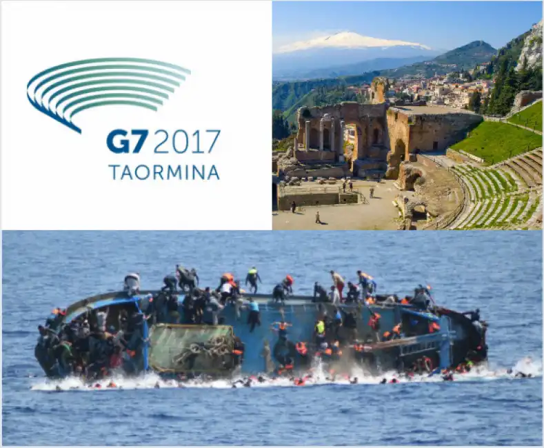 migranti g 7 taormina