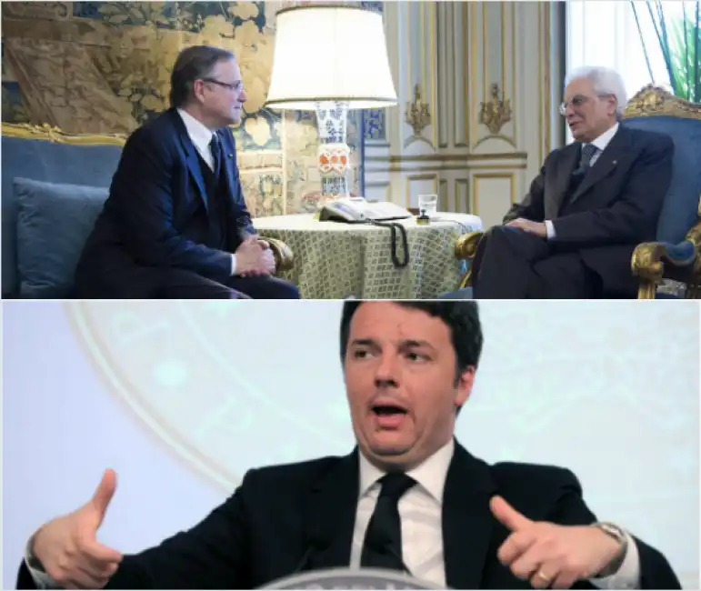 renzi visco mattarella