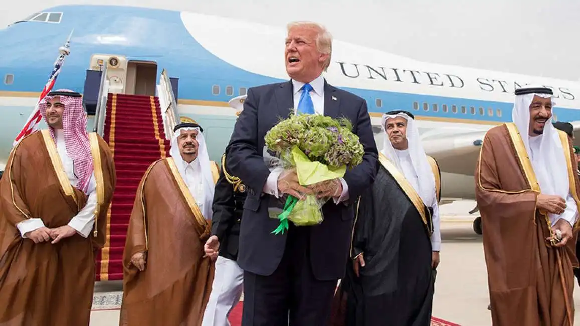 trump riad arabia saudita