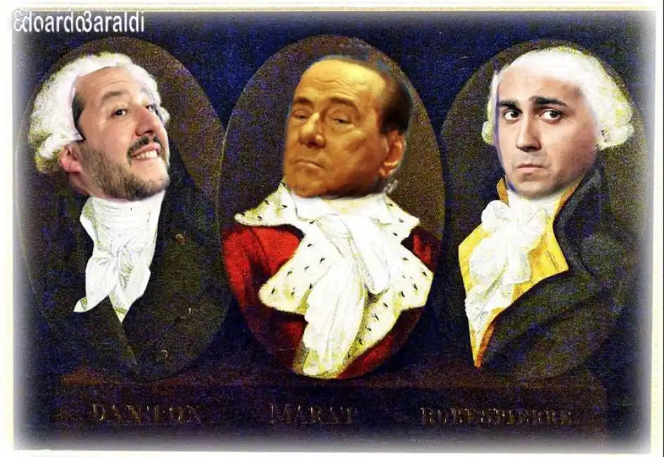 berlusconi salvini di maio