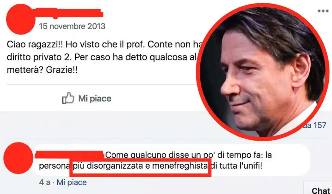 giuseppe conte universita studenti 