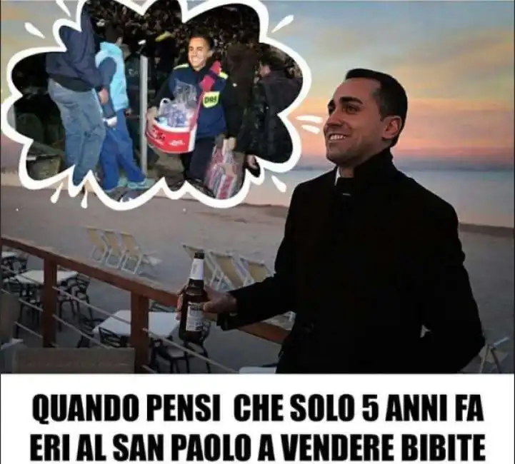 luigi di maio stadio steward san paolo bibitaro bibbitaro