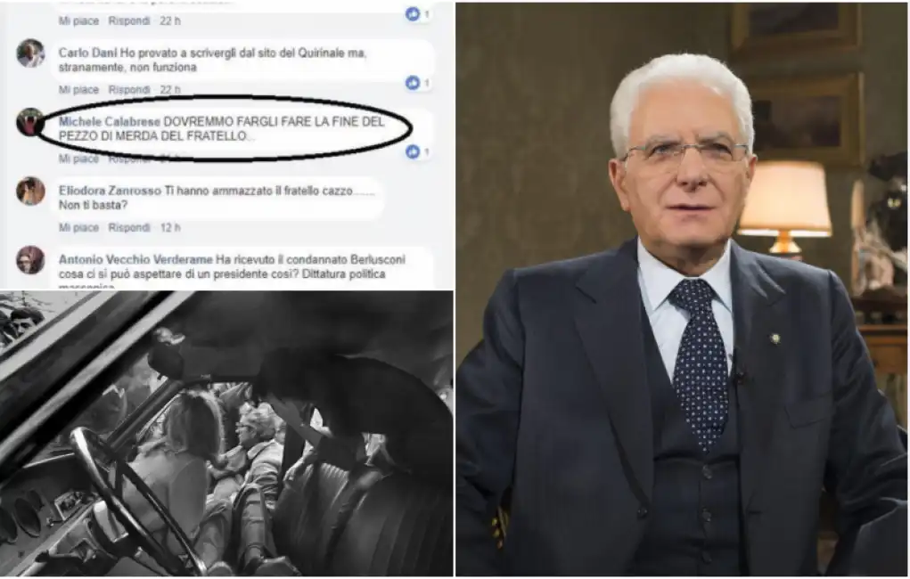 mattarella insulti