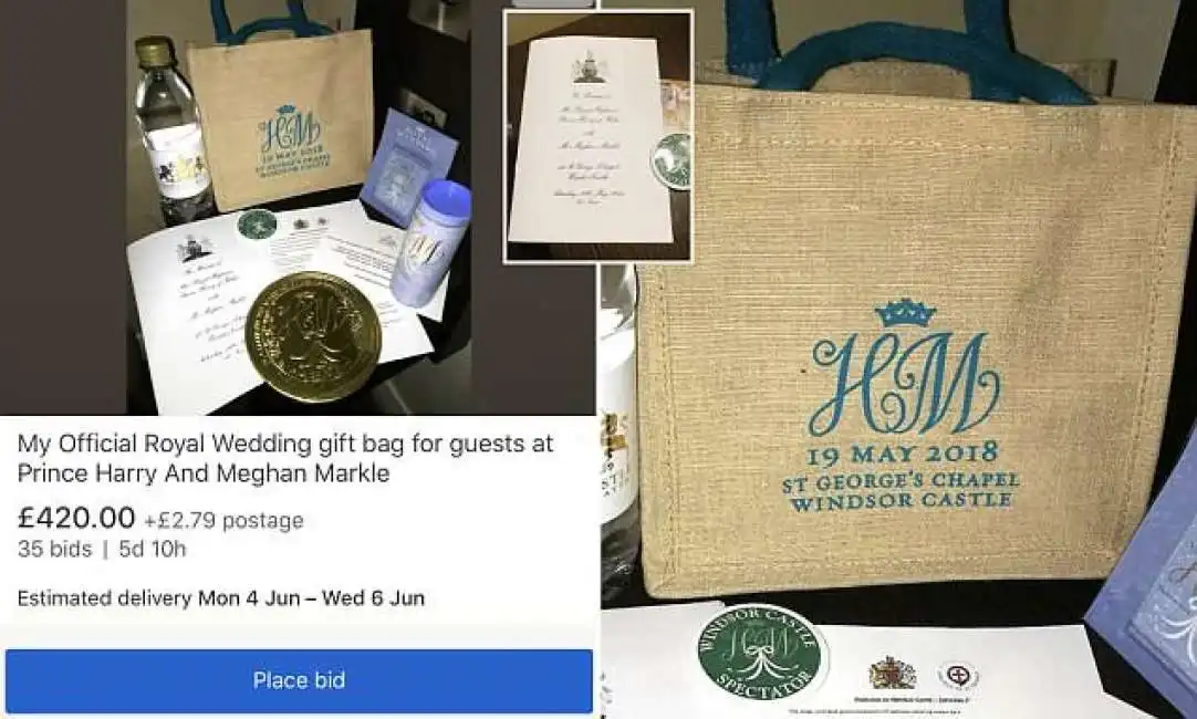 royal goody bag