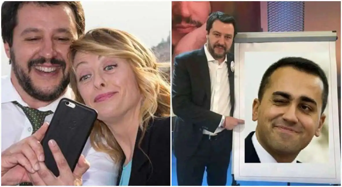 salvini di maio meloni