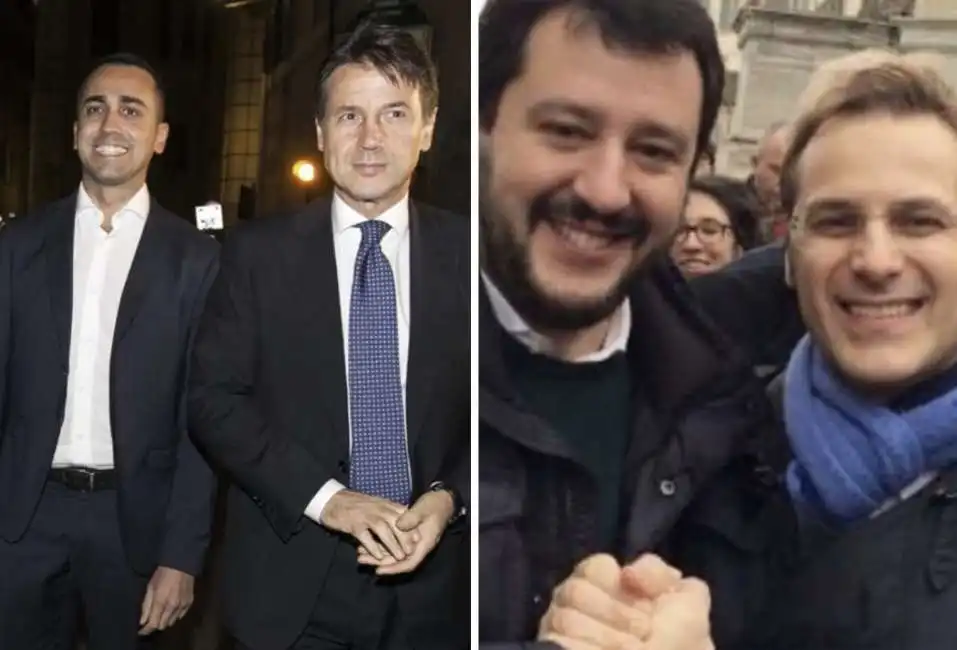 di maio conte salvini siri