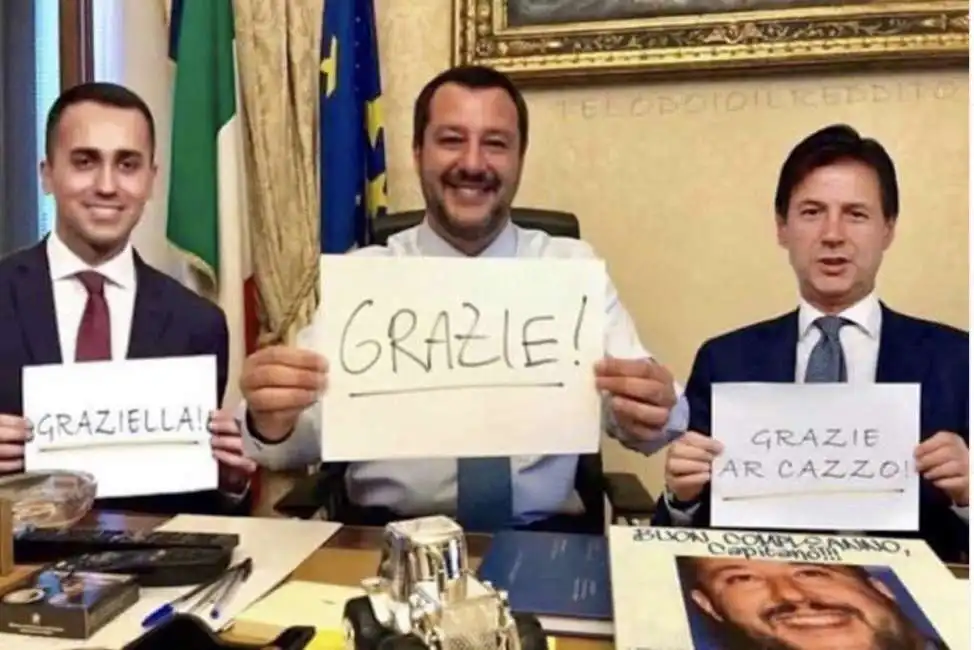 di maio salvini conte