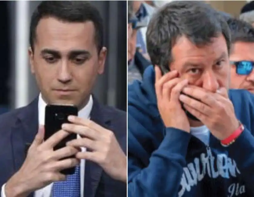 di maio salvini telefono