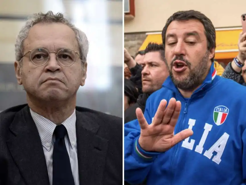 enrico mentana matteo salvini