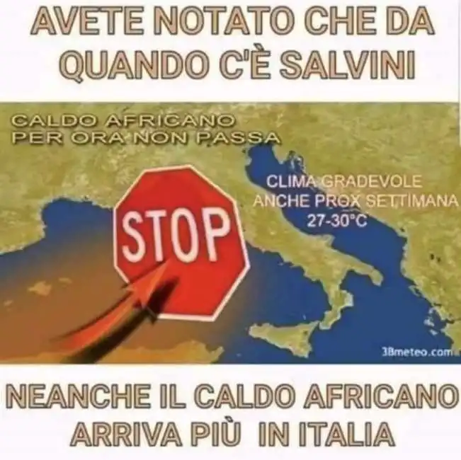 meteo salvini