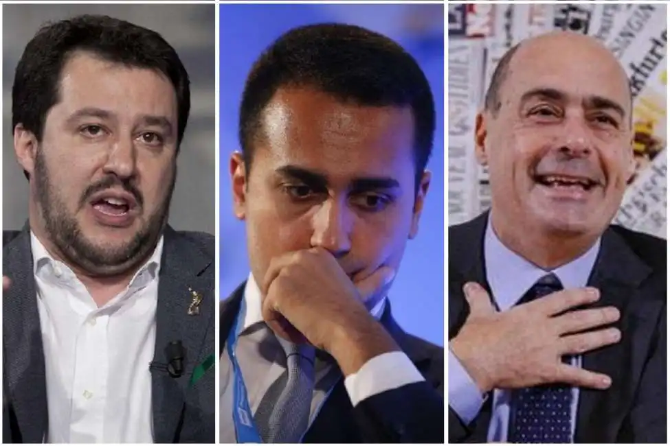 salvini di maio zingaretti