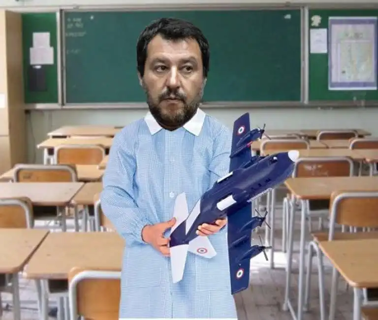 salvini scuola grembiule