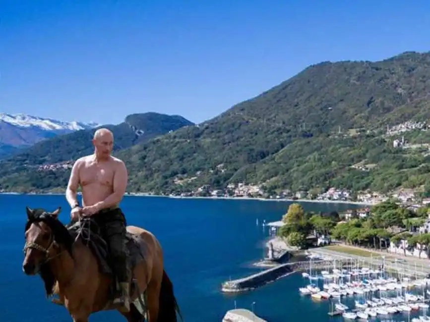 vladimir putin lago di como