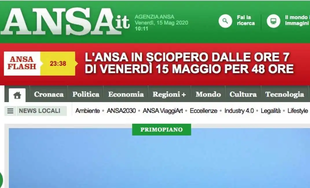 ansa sciopero