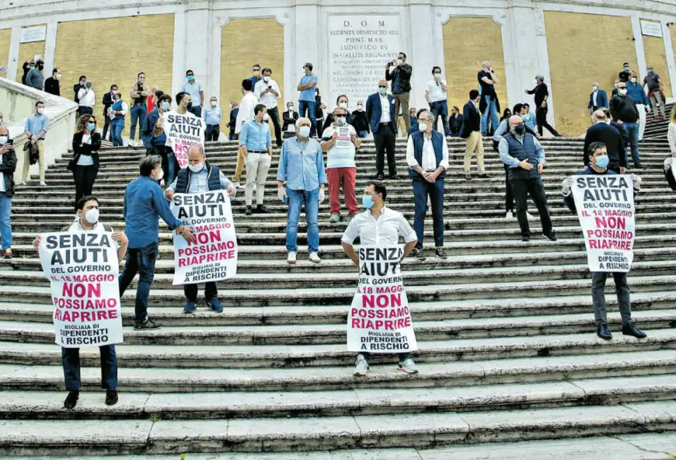 commercianti roma coronavirus centro negozi