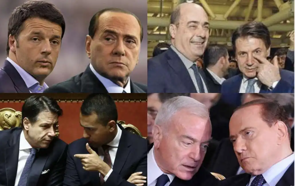 conte berlusconi renzi zingaretti letta